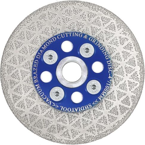 SHDIATOOL Diamond Cutting Blade 4-Inch,Saw Blade,Cut-Off Wheel Grinding Disc 5/8"-11 Flange for Granite Marble Concrete Tile 100mm in Kuwait