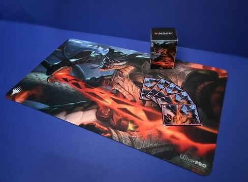 Magic: The Gathering - Kamigawa Neon Dynasty Playmat Featuring Chishiro - Great for Card Games and Battles Against Friends and Enemies, Perfect for at Home or Office Use As a Mousepad for PC in Kuwait