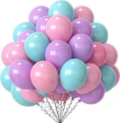 TecUnite 100 Pcs Red Black Gold Latex Balloons 13 Inch Colorful Round Balloons for Wedding Birthday Festival Racing Car Poker Card Party Decoration in Kuwait