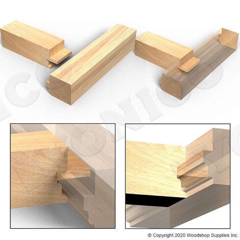 YONICO Router Bits Window Sash Set 2 Bit Ogee 1/2-Inch Shank 18227 in Kuwait
