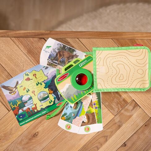 Melissa & Doug Rocky Mountain National Park Sights and Sounds Wooden Toy Camera Play Set - FSC Certified in Kuwait