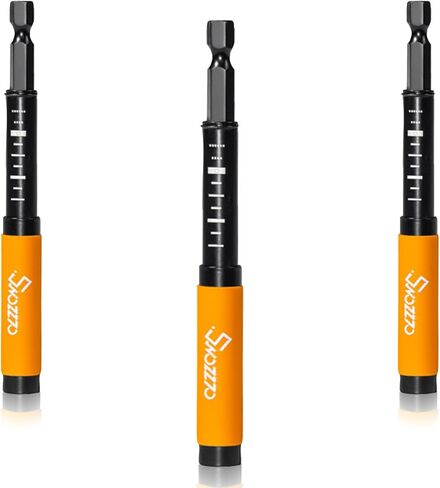 3PCS 1/4" Hex Shank Magnetic Drive Guide(Length:3.15"),Drill Bit Tip Holder for Prevent Screws Shaking When Driving in Kuwait