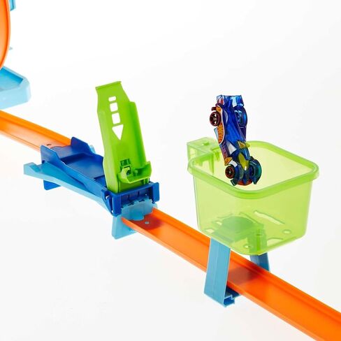 Hot Wheels Toy Car Track Set, Infinity Loop Kit Playset with 1:64 Scale Car, 2 Ways to Play, Stunt & Jumps in Kuwait