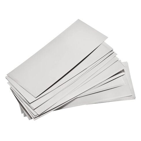 SHONAN 4 Inch Nickel Sheets, 15 Pcs Pure Nickel Strips Tabs for Nickel Electroplating, 99.6% Pure Nickel Strips in Kuwait