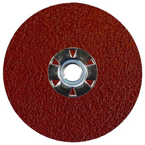 Weiler 60401 Tiger Aluminum Resin Fiber Sanding & Grinding Disc, 4-1/2" Diameter, 36 Grit, 7/8" Arbor Hole (Pack of 25) in Kuwait