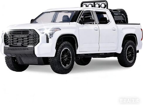 SASBSC Tundra Truck Toys for 3 4 5 6 7 Year Old Boys Off-Road Pickup Toy Trucks for Boys Age 3-5 Diecast Metal Trucks with Light and Sound Pull Back Toy Cars Birthday Gift for Kids Green in Kuwait
