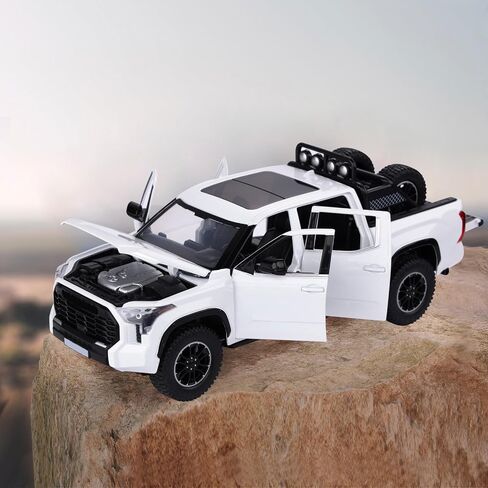 SASBSC Tundra Truck Toys for 3 4 5 6 7 Year Old Boys Off-Road Pickup Toy Trucks for Boys Age 3-5 Diecast Metal Trucks with Light and Sound Pull Back Toy Cars Birthday Gift for Kids Green in Kuwait