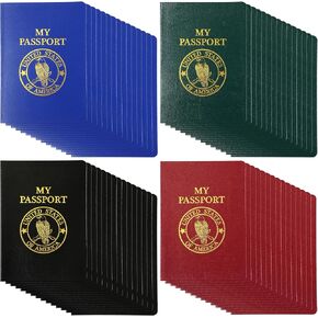 SATINIOR 120 Pcs Blank Passport Notebook Bulk for Kids Pretend Play Passport Book Activity Fake Passport Notebook Travel Party Favors Journal School Supplies for Little One World Theme Classroom in Kuwait