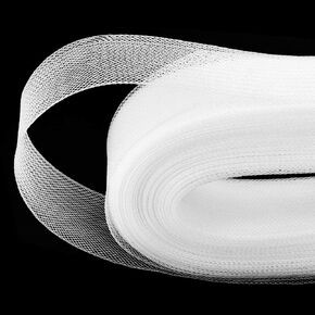 Soft Polyester White Horsehair Braid, Selling Per Roll (1/2'' Wide), 22 Yards in Kuwait