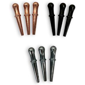 Premium Metal Cribbage Pegs (9 Pack) | Made in The USA in Kuwait