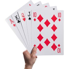 Warmtree 5"X7" Jumbo Playing Cards Giant Deck Poker in Kuwait