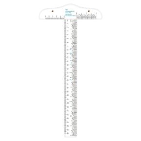 CYFUN DESIGN 12" 6" Acrylic T-Square Ruler Precision Marking T Square Ruler, 3 Pack, Transparent, T Ruler, for Crafting Drafting and General Layout Work Art Framing & Drafting Scrapbooking Crafting in Kuwait