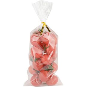 COOLAKE Clear Treat Bags 100 PCS Cellophane Bags Clear Candy Bags with 100 PCS Metallic Twist Ties For Kids Birthday Candy Popcorn Gift Cookie Small (4''by 6'') in Kuwait