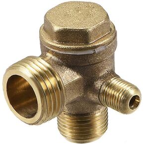 Chiloskit Male Thread 90-Degree Right Check Valve Air Compressor Check Valve 1/2 Air Compressor Accessories (1/8"x1/2"x3/4 NPT) in Kuwait