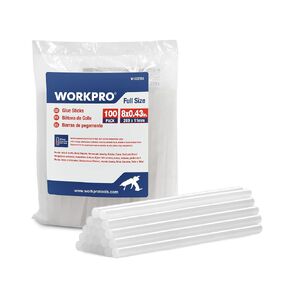 WORKPRO Mini Hot Glue Sticks, 200-pack, 0.27x4 inches, Compatible with Most Glue Guns, Multipurpose for DIY Art Craft General Repairs, Home Decorations and Gluing Projects in Kuwait