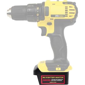 Converter for Milwaukee to Dewalt Battery Adapter,Adapter Work with Milwaukee Battery for Dewalt Tool Use, Applicable for Most Dewalt 20V MAX Power Tools by POWHAZY in Kuwait