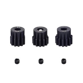 KingVal Replacement 5PCS M1 5mm 11T 12T 13T 14T 15T Steel Pinion Motor Gear Compatible with 1/8 RC Car Brushed Brushless Motor in Kuwait