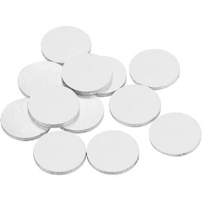 MECCANIXITY 12 Pcs Copper Stamping Blank, 45mm/1.8" Round Metal Blank Stamping Name Tags Flat Round Sheet No Hole for Laser Engraving Dog Tags Keychain Jewelry Making in Kuwait