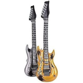 Gold and Silver Guitar Inflates (40" Gold Silver 2 pc) in Kuwait