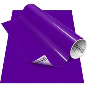 VViViD Purple Gloss DECO65 Permanent Adhesive Craft Vinyl for Cricut, Silhouette & Cameo (20ft x 11.8" Large Roll) in Kuwait