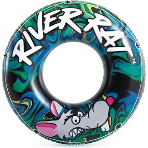 INTEX 68209EP Inflatable River Rat Tube: 2 Air Chambers – All-Around Grab Line – 48" Diameter – 220lb Weight Capacity in Kuwait