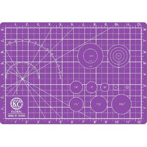 KC GLOBAL A3 (19"x13") Professional Grade Self-Healing Cutting Mat (Purple) - Odor-Free, Double-Sided, Eco-Friendly, Non-Slip, Premium Desk mat for DIY, Crafting, Model Building,and Art Projects in Kuwait