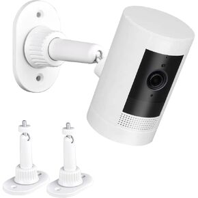 2Pack Strong Adhesive Wall Mount Compatible with Ring Stick Up Cam Wired/Battery and Ring Indoor Cam HD Security Camera,360 Degree Adjustable Mounting Bracket for Camera with 1/4 Screw Head in Kuwait