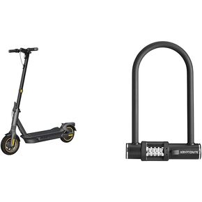 Segway Ninebot Electric Kick Scooter MAX G2, G30P, G30LP, w/ 43, 40, and 25 mi Long Range, 18.6 & 22 mph Max Speed, 10-inch Pneumatic Tire, Dual Braking System and Cruise Control, Black in Kuwait