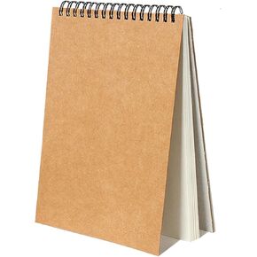 Sketch Book Pad, Drawing Paper 5.5" x 8.5" Spiral Bound, Bound (98lb/160gsm), Pack of 1, Durable Acid Free Sketchbook for Painting, 30 Sheets Each (1 Pack- 5.5"X8.5") in Kuwait