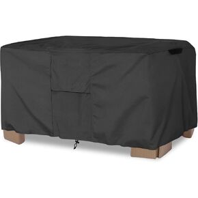 Sand Box Cover，For 49"Lx47"Wx8.5"H Square Sand box，Waterproof Dust Proof Outdoor Square Sand Box Cover,Black in Kuwait