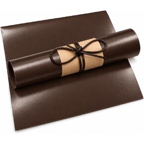 Moonster Genuine Leather Sheets for Crafts, Tooling Leather Sheet 12"x24" – Full Grain Buffalo Leather Fabric, Leather Crafting Kit, Veg Tan Leather for Leather Craft with 36" Cord – Soft Brown in Kuwait