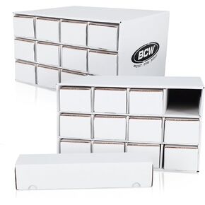 BCW Card House Storage Unit with 12-800 CT Boxes | Trading Card Organizer for Collectible Card Games | Card Catalogue for Sports Cards, Pokémon, Magic The Gathering | Holds up to 9600 Cards in Kuwait