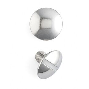 Tandy Leather Screw Post 1/4" (6 mm) Nickel Plated Steel 100/pk 1290-12 in Kuwait