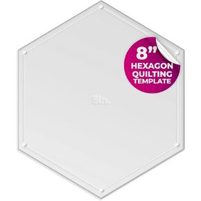 Hexagon Quilting Template 6" with 1/4" Seam Allowance in Kuwait
