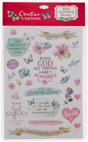 Christian Art Gifts Colorful Stickers for Bible Journaling or Adult Coloring, Scrapbooking or Craft Stickers in Kuwait