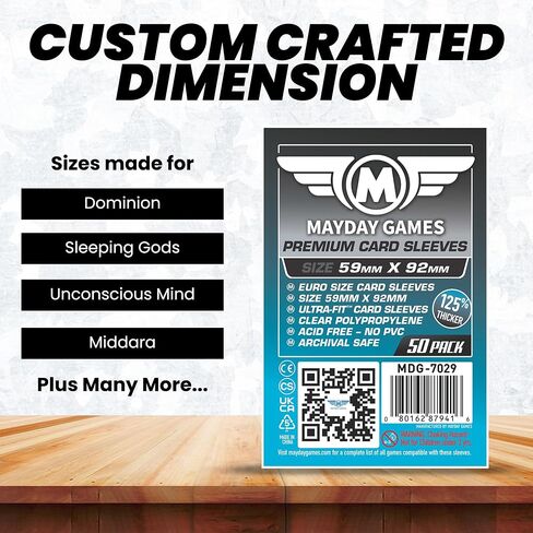 Mayday Games Premium Card Sleeves, 50 pcs in Kuwait
