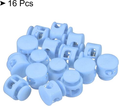 PATIKIL Dia Cord Locks, Pack Round Double Hole Stopper Fastener Slider for Drawstring Bag Clothing Shoes in Kuwait
