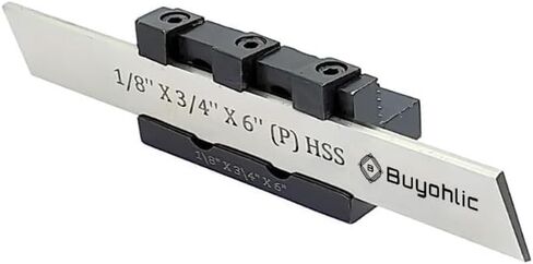 T-Parting Cut off Holder with Blade for Lathe Machine Tools ((Blade 1/16"x 5/16" x 3-1/2"(6 MM Shank))) in Kuwait