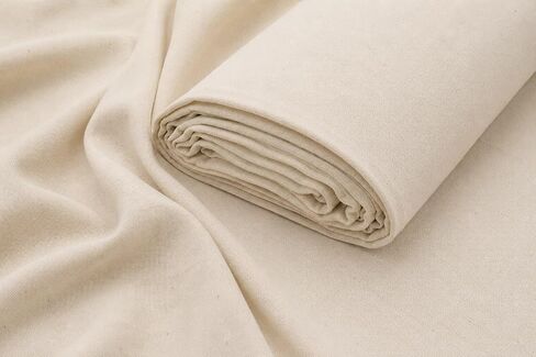 Natural 100% Cotton Muslin Fabric/Textile Unbleached - Draping Fabric - by The Yard (60in. Wide) in Kuwait
