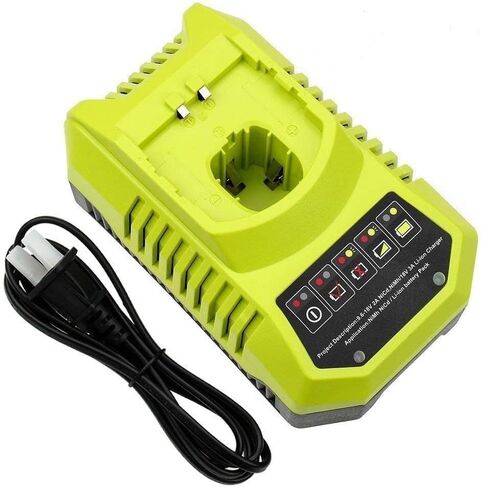 P117 Fast Charger for Ryobi 9.6V~18V Ni-Cd&Ni-Mh Lithium Battery Compatible with Ryobi 18V 14.4V 12V 9.6V Batteries P117 P100 P102 P103 P104 P105 P107 P108 P109 P119 P122 Lithium-Ion Battery Charger in Kuwait