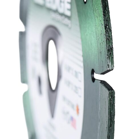 Delta Diamond EZ Edge Purple Early Entry Diamond Blade, 6-3/8" Soft Bond for Ultra-Hard Aggregate Concrete and Non-Abrasive Sand (Purple 6-3/8") in Kuwait