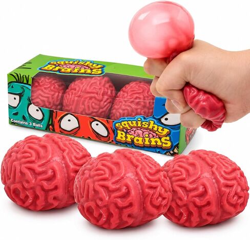 Baseballs Pull, Stretch and Squeeze Stress Balls - 3 Pack - Sensory Toys, Stocking Stuffers, Squishy, Moldable Stress Balls , Anxiety Release for Kids and Teens, Great for ADHD, Autism, Anxiety in Kuwait