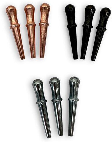 Premium Metal Cribbage Pegs (9 Pack) | Made in The USA in Kuwait