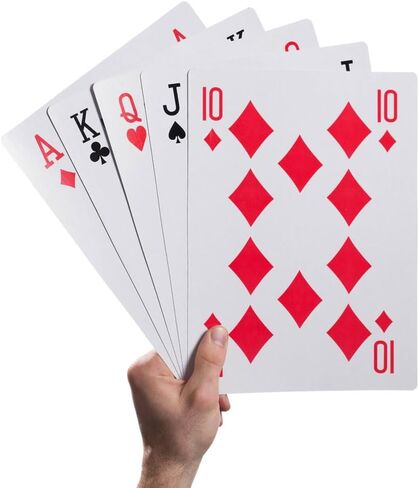 Warmtree 5"X7" Jumbo Playing Cards Giant Deck Poker in Kuwait