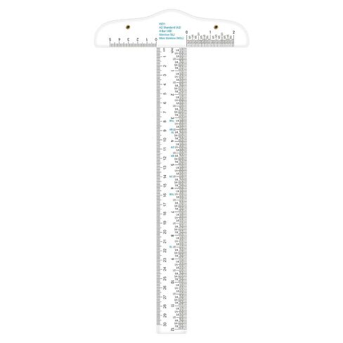 CYFUN DESIGN 12" 6" Acrylic T-Square Ruler Precision Marking T Square Ruler, 3 Pack, Transparent, T Ruler, for Crafting Drafting and General Layout Work Art Framing & Drafting Scrapbooking Crafting in Kuwait