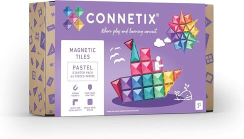 Connetix Pastel Starter Pack, 64 Pieces in Kuwait