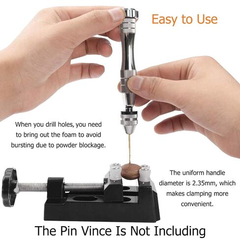 YUENTOEN 12Pcs Mini Twist Drill Bit Set, Micro Engraving Drill Bits, HSS 2.35mm Shank Titanium Coated 0.5mm to 2.0mm Tiny Drill Bit Hole Drilling Tool for DIY Resin, Jewelry, Amber, Beads and Beeswax in Kuwait