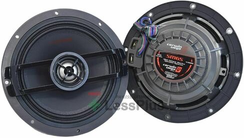 CERWIN VEGA SM65F4 6.5" 4Ω 800W Max / 150W RMS 2-Way Coaxial Marine Speakers w/Titanium Dome Tweeter (Pair) Black in Kuwait