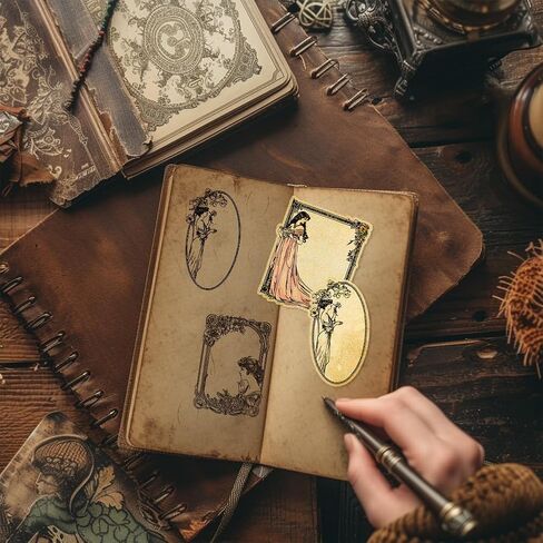 GLOBLELAND Vintage Lady Clear Stamps European Medieval Style Silicone Clear Stamp Seals for DIY Scrapbooking Journals Decorative Cards Making Photo Album DIY Craft in Kuwait