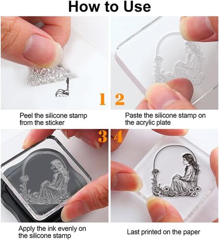 GLOBLELAND Vintage Lady Clear Stamps European Medieval Style Silicone Clear Stamp Seals for DIY Scrapbooking Journals Decorative Cards Making Photo Album DIY Craft in Kuwait